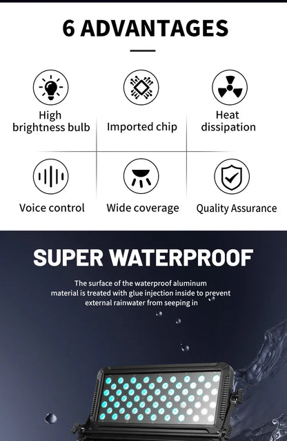 120W Waterproof Stage Floodlight