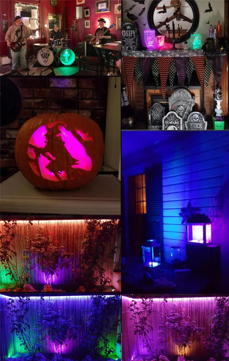 10 LEDs RGB Submersible Light