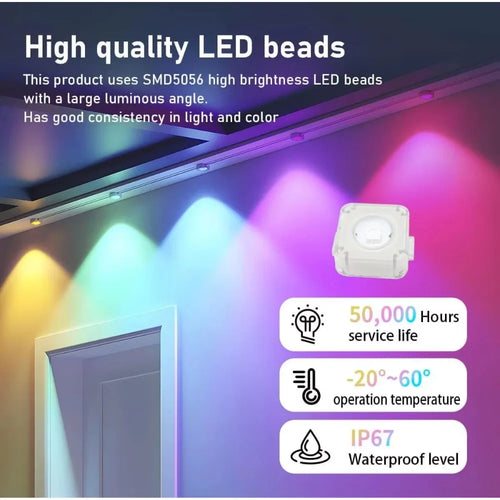 300FT Smart Eave Lights 180 LEDs Permanent Outdoor LED String Lights with App &amp; Remote Control – Waterproof Holiday &amp; Daily Décor