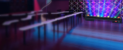 250W RGBW LED Wall Washer Beam Light | DMX512 Stage Lighting