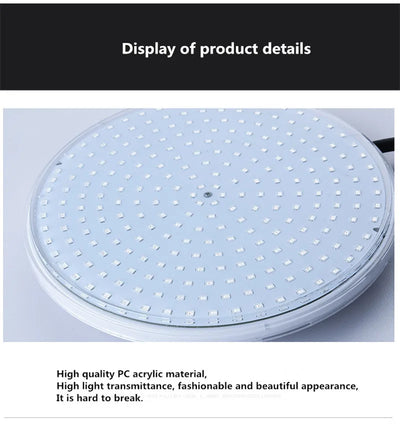 18W RGB LED Underwater Pool Light – IP68 Waterproof with Remote Control