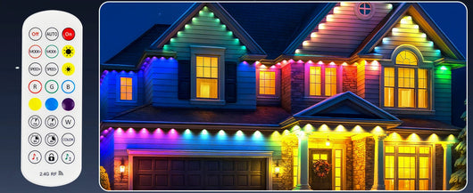 Smart RGBIC Permanent Outdoor Lights – 50ft / 100ft / 150ft LED String Lighting