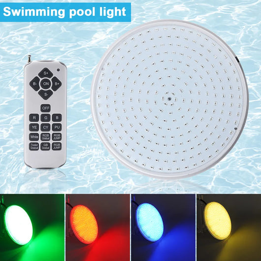 18W RGB LED Underwater Pool Light – IP68 Waterproof with Remote Control