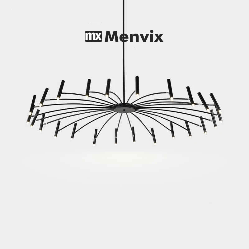Modern Dimmable LED Chandelier with High-Lumen Illumination