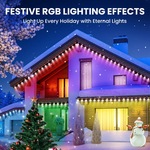100ft Smart RGB Outdoor LED Strip Lights – Waterproof App & Voice Control