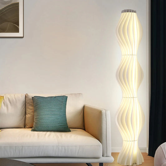 Modern LED Floor Lamp – Dimmable, 3-Color Adjustable Standing Light