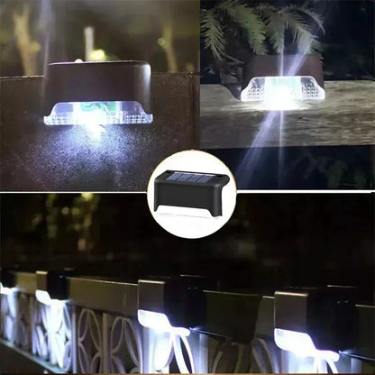 Solar Step Lights Outdoor – IP65 Waterproof LED Stair, Deck & Pathway Lights