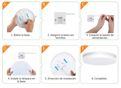 Ultra-Thin Round LED Ceiling Light – Modern Flush Mount Lamp