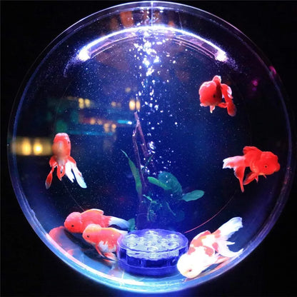 10 LEDs RGB Submersible Light