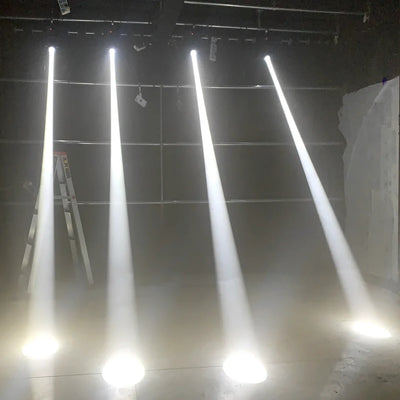 2-Pack 150W LED Moving Head Beam Lights with Prism & Gobo – DMX Stage Lighting