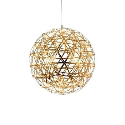 Firework Ball LED Chandelier – Modern Stainless Steel Pendant Light