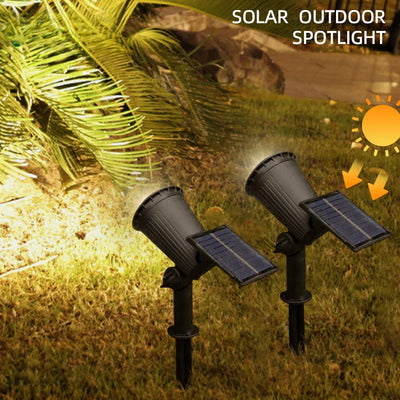 Adjustable Solar LED Spotlights – IP65 Outdoor Garden Lights (4/9 Pack)
