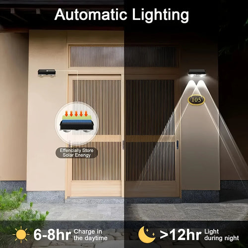 Solar Fence Decorative Lights – RGB Outdoor Smart Lighting