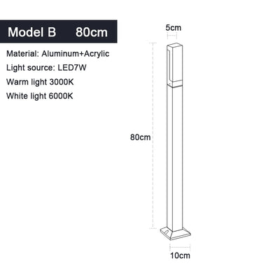 Modern LED Lawn Lamp