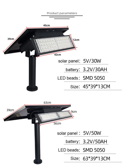 Solar LED Sign Light IP65 – Outdoor Billboard, Wall & Pathway Lighting