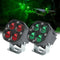 3-Inch Dual-Color LED Light Bar – Red & Green Off-Road Spotlight IP67