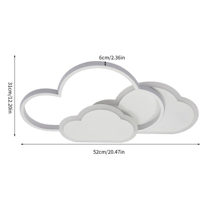 Cloud LED Ceiling Light – Adjustable Color Temperature Fixture