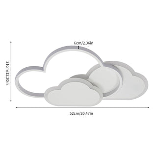 Cloud LED Ceiling Light – Adjustable Color Temperature Fixture