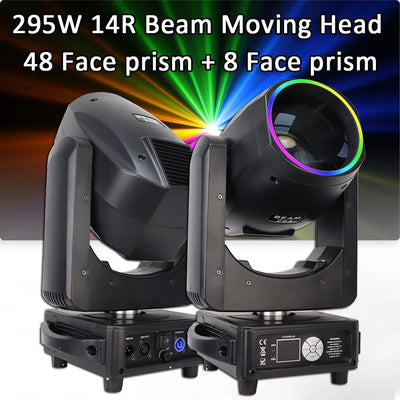295W LED 14R Moving Head Beam Light – DMX Stage Spotlight