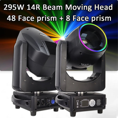 295W LED 14R Moving Head Beam Light – DMX Stage Spotlight