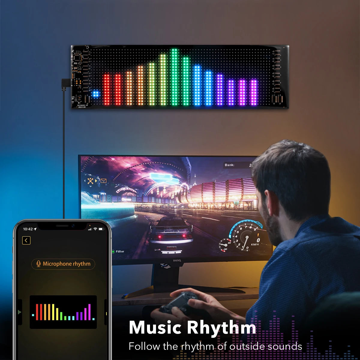 LED Car Programmable Matrix Display Panel