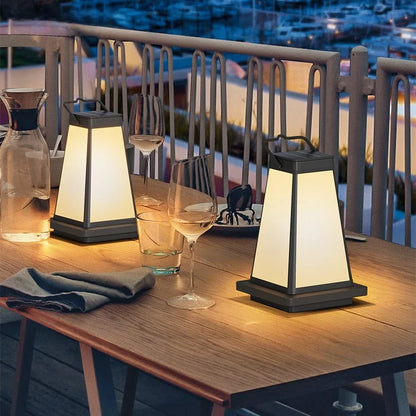 New Outdoor Waterproof Solar Garden Lawn Lamp Camping Balcony Garden Decoration Ambient Light Outdoor Dining-Table Portable Lamp
