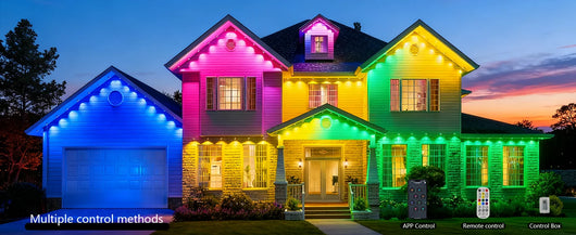 Smart RGBIC Permanent Outdoor Lights – 50ft / 100ft / 150ft LED String Lighting