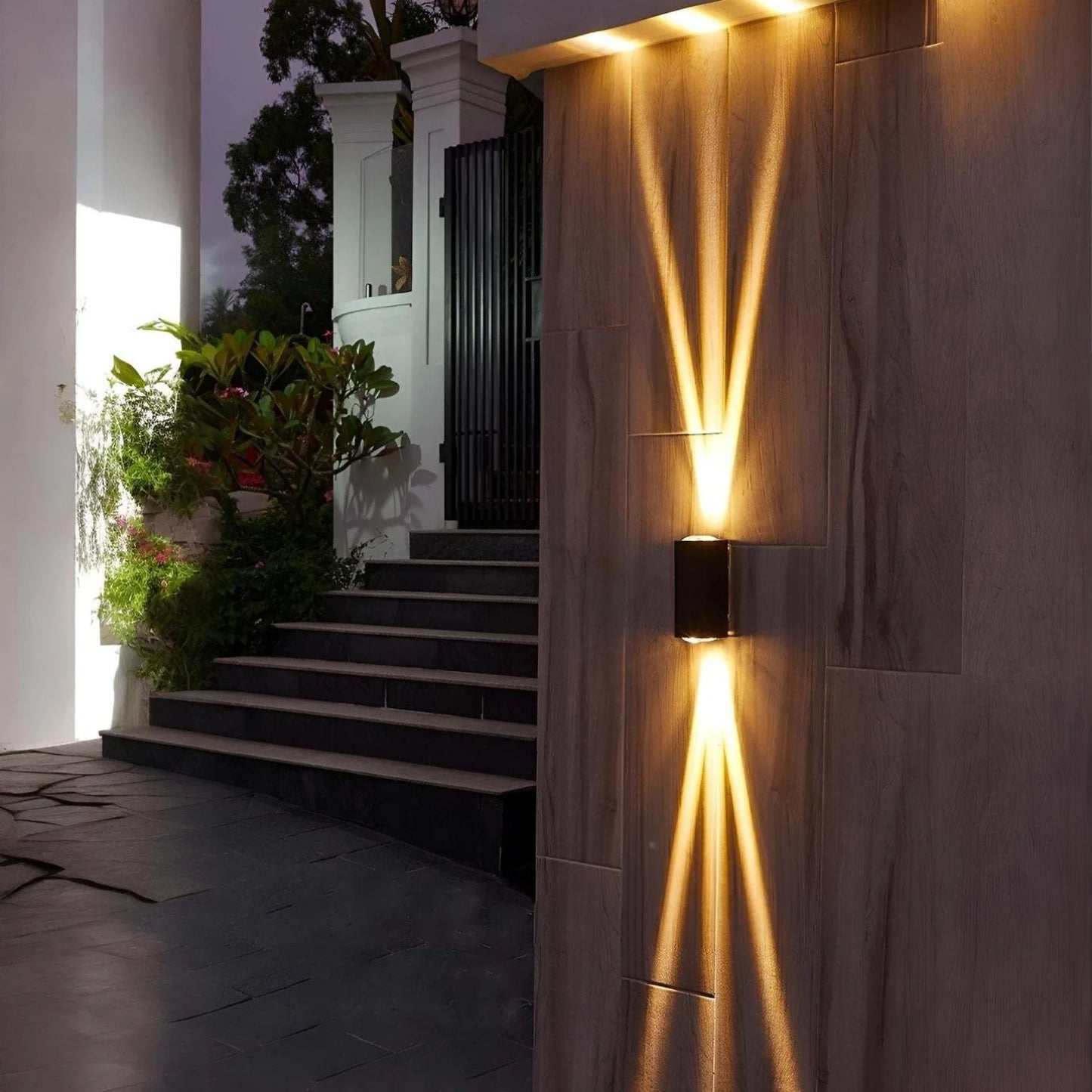 Modern LED Up & Down Wall Lamp with Dual-Directional Ambient Lighting