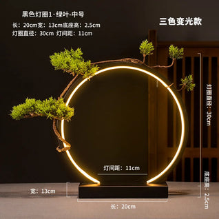 LED Ring Light Night Lamp – USB Dimmable Decorative Atmosphere Light for Home & Gifts