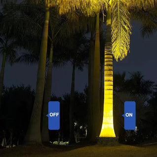 RGB LED Tree Hug Lights Outdoor Projection Lamp – IP65 Waterproof Landscape Spotlight for Garden, Yard & Park Decoration (Modular Multi-Head)