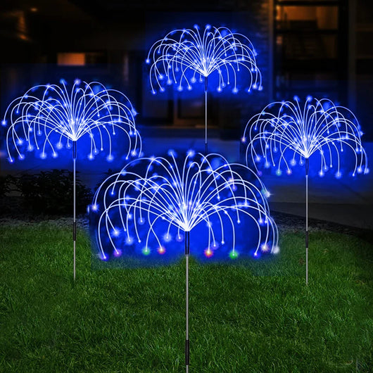 Solar Firework LED Garden Lights Waterproof Outdoor Pathway Yard Decorative Fairy Lights