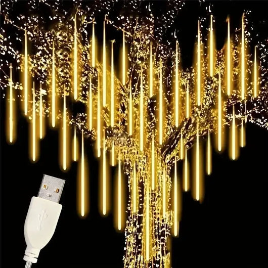 30cm LED Meteor Shower Rain Lights for Outdoor