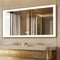 Fogless LED Bathroom Mirror – Modern Aluminum Frame