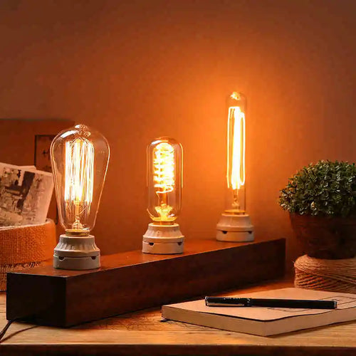 Vintage Edison LED Filament Bulb – E27 Dimmable Retro Light