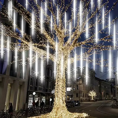 30cm LED Meteor Shower Rain Lights for Outdoor