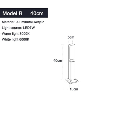 Modern LED Lawn Lamp