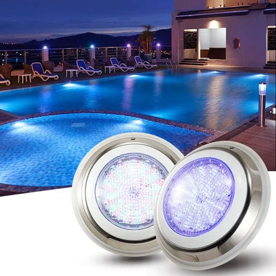 Stainless Steel RGB LED Pool Light – IP68 Waterproof Underwater Lighting