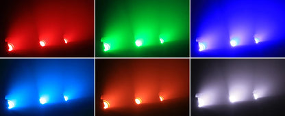 200W 6-in-1 RGBWA+UV COB Par Lights