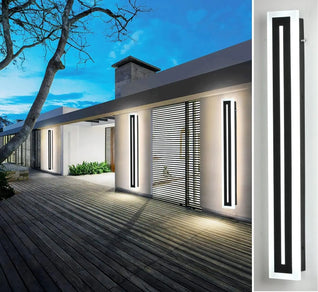 Modern LED Outdoor Wall Sconce – IP67 Frosted Acrylic Light