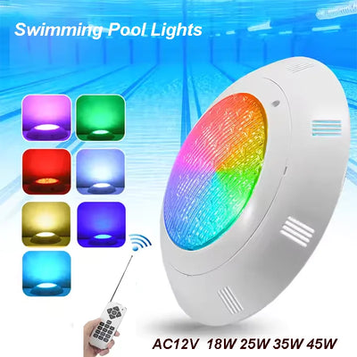 RGB LED Swimming Pool Light – AC12V, IP68 Waterproof