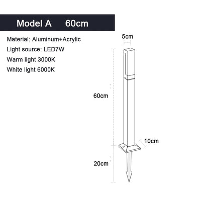 Modern LED Lawn Lamp