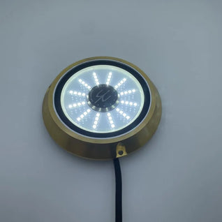 144W RGBW Marine LED Underwater Light – IP68 Boat & Yacht Submersible Lighting
