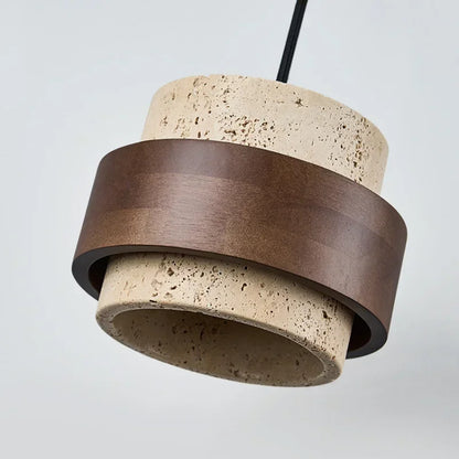 Minimalist Stone LED Pendant Light with Japanese-Inspired Design