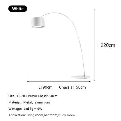 Twiggy Minimalist LED Arc Floor Lamp