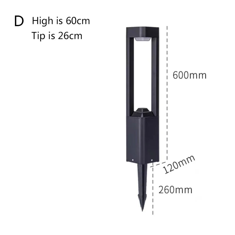 Outdoor LED Lamp AC85-245V/IP65 &nbsp;Lawn Garden Landscape Lamp Waterproof Courtyard Lamp Park Lighting