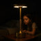 Rechargeable LED Table Lamp – Touch Dimmable USB Desk Light (Black, Gold, Silver)