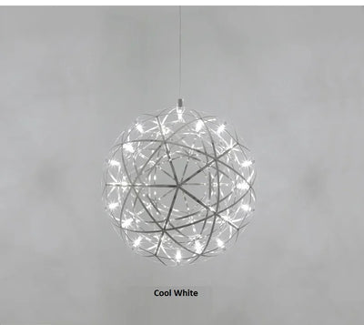 Firework Ball LED Chandelier – Modern Stainless Steel Pendant Light