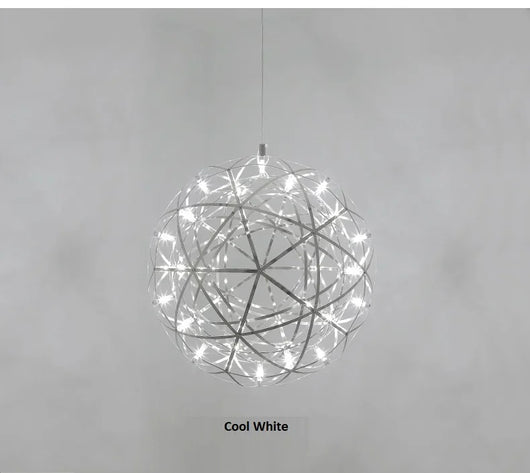 Firework Ball LED Chandelier – Modern Stainless Steel Pendant Light