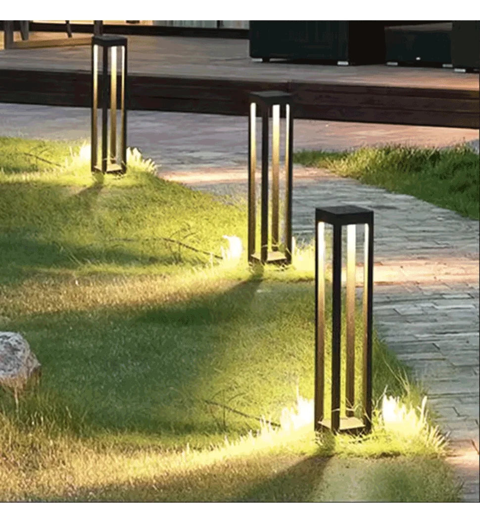 Outdoor Lawn Lights LED IP54 Waterproof Warm Light Lawn Lamp Landscape Walkway Lighting Porch Patio Ambiance Decoration Lighting