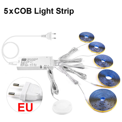 COB LED Strip Wall Light – Touch Dimmable Up & Down Lighting